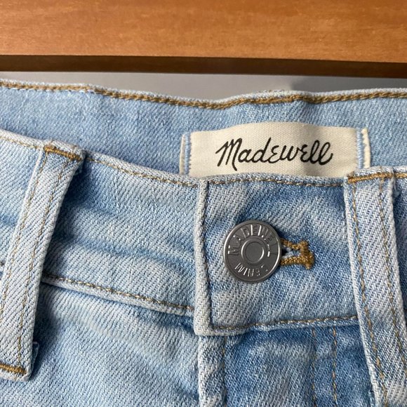 MADEWELL The Perfect Vintage Straight Jean in Mosedale Wash Size 26 - Picture 5 of 9